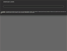 Tablet Screenshot of owncar.com